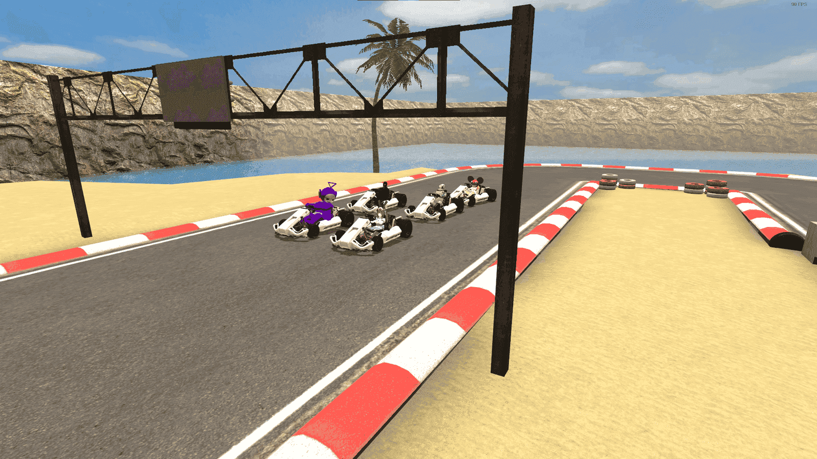 gKarts multiplayer kart race screenshot