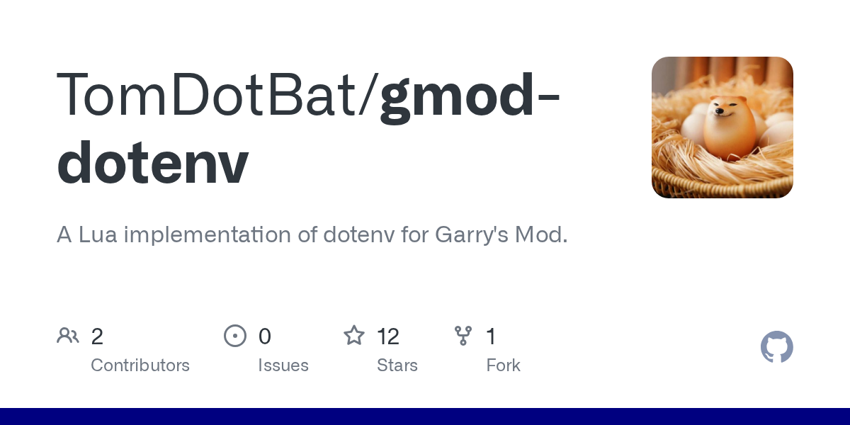 gmod-dotenv GitHub repo card