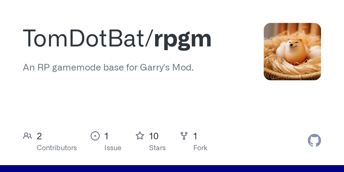 RPGM GitHub repo card