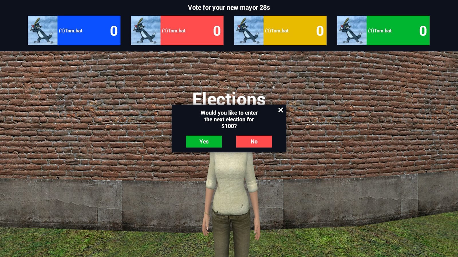 DarkRP elections screenshot