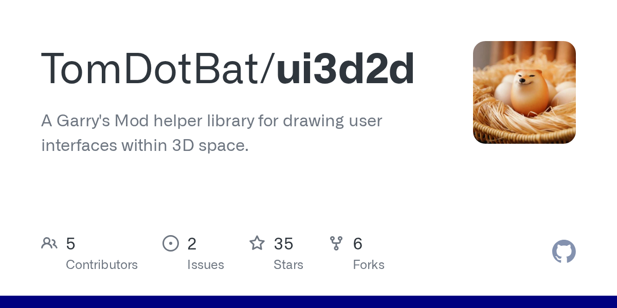 UI3D2D GitHub repo card